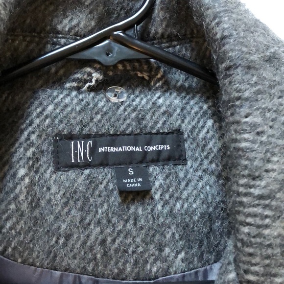INC Wool Blend Peacoat (Like New) - Picture 3 of 4